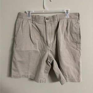 Polo Ralph Lauren Tan Tyler Pleated Cotton Chino Shorts Men’s Size 35